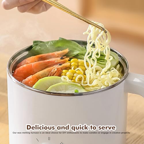 Hot Pot électrique Avec Cuiseur Vapeur, 1.7L Fondoir à Bougies électronique, Machine Fonte Cire Bougie à écran Tactile Avec Contrôle Numérique Température Pour Voyage Rôtir Vapeur Fabrication Bougies – Image 6