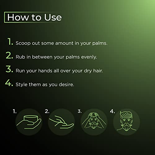 Men Deserve Natural Finish Hair Clay Wax (75gm) - Image 6