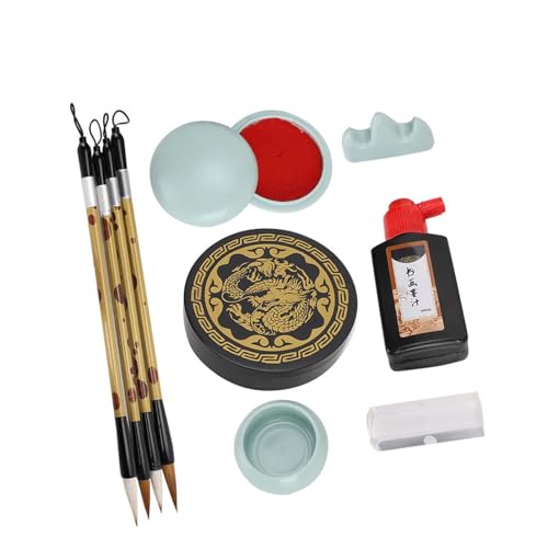 Kit de pinceles de caligrafía para principiantes con pluma y tinta 5