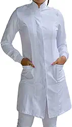 Jaleco Feminino Manga Longa Gabardine/enfermeira/médica