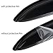 Puermto 34inch 880mm Universal Sun roof Wind Deflector, 1pc Dark Smoke Auto Moonroof Window Visor for Deflecting Rain, Noise and Windy Weather with Waterproof Double Side Tape RN88