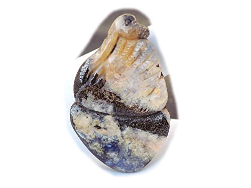 Cabochon opale de Boulder oiseau 49Ct, symbole de liberté pour vos bijoux faits main