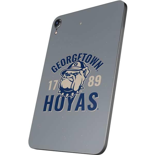 Skinit Decal Tablet Skin Compatible with iPad Mini 7 (2025) - Officially Licensed Georgetown University Hoyas 1789 Design