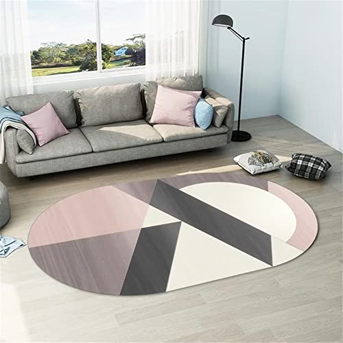 Tapis de salon design géométrique rayé gris haut de gamme - 2
