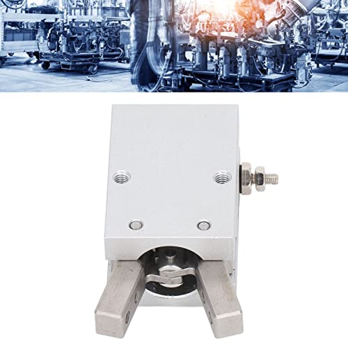 Air Gripper Pneumatic Cylinder Angular Style Aluminium Clamps Single Double Acting, Mhc2-16D Pneumatic Finger Air Gripper Cylinder, M5X0.5 Connection Tube Dia #TOP3