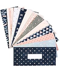 Laminate cards that help with a budget system