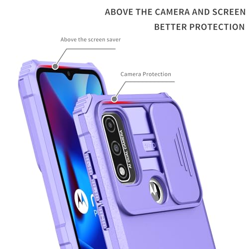 Funda Moto E7i Power antichoque con tapa de cámara deslizable 5