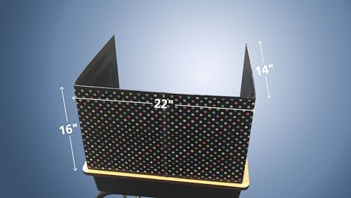 Image of Teaqcher Created Resources Chalkboard Brights Privacy Screen (TCR20763)