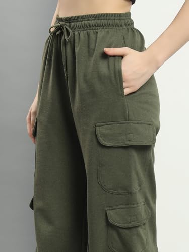 Image of Q - RIOUS Women's Relaxed Fit Cargo Style Jogger Pants