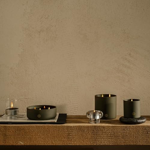 Spaas Glow Scented Candle 2-Wick 55h, Twinkling Touch, Khaki, 10 cm (Diameter and Height) - Image 3