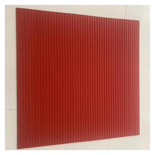 Distribution Room High Voltage Rubber Insulating Mat, 6kV 10kV 15kV 25kV 35kV Resistant Electric Shock Protection Work Mats, Dielectric Non-conductive Switchboard Matting(Red,LxWxT 15' x 3 1/5' x 1/10