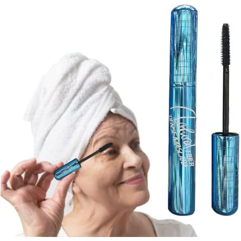 Mascara for Older Women 60 Plus, Mascara for Women over 60 with Thinning Lashes, Waterproof Mascara Black, Hypoallergenic Tubing Mascara Black Volume and Length for Sensitive Eyes (1 Pack) Cover