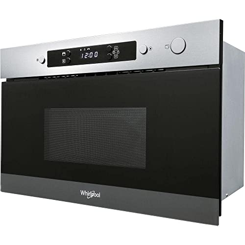 Whirlpool - Microondas integrable AMW 4900/IX, inox, 22 L, 750W, plato giratorio...