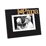 Isaac Jacobs - Marco de fotos con texto en inglés "I Love Papa", color negro