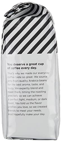 Image of Amazon Fresh, Just Bright Ground Coffee, Light Roast, 12 Oz (Pack of 2)