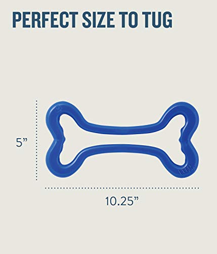 Planet Dog Orbee-Tuff Tug Blue Tug Of War Bone Dog Toy #TOP6