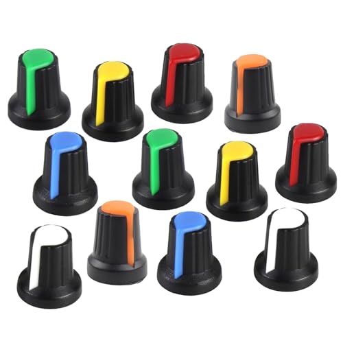 Commande de volume imprécise ? Bouton potentiomètre 6 mm WH148 rotatif multicolore