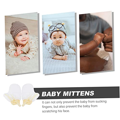 1Pair Gloves for Mittens for Months Breathable and Comfortable Design Prevent Finger and Scratching for Bedtime and Tv2