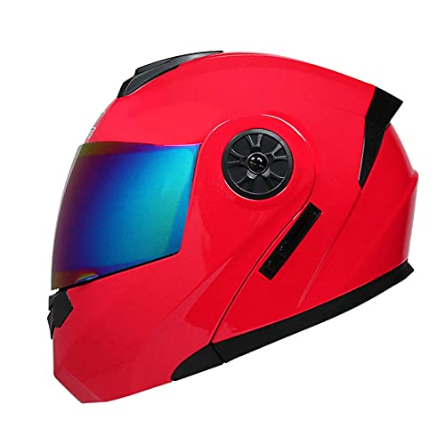 Casco Moto Modulare Integrale, Casco Apribile Per Moto Bluetooth Casco Moto Da Uomo E Da Donna Omologato ECE F,S