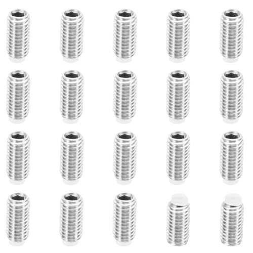PATIKIL M5x10mm Nylon Tip Grub Screw