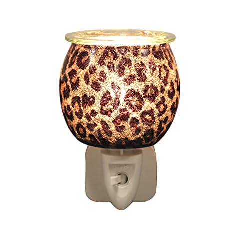 Aroma Accessories Wax Melt Oil Burner Plug In - Animal Print 12cm Cover