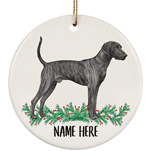 Lovesout - Ornamento de unicórnio com chapéu vermelho para decoração de árvore de Natal