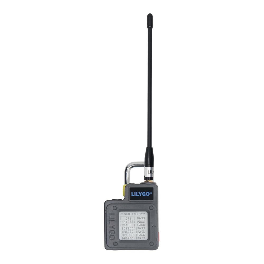 LILYGO T-Echo Plus LoRa GPS TTGO Carte de développement avec écran SPL E 1,54" (Noir 868 MHz avec BME280)