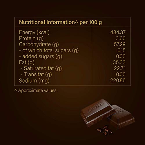 Image of Sugar Free D'lite Rich Cocoa Dark Chocolate Bar, 80Gm(Pack Of 8)