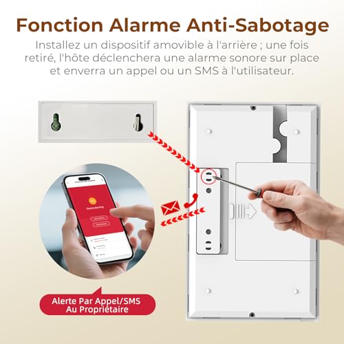 Smart Wireless Home Security System with Touchscreen Alarm - Image 7