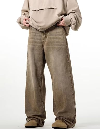 Men's Baggy Jeans Y2k Hip Hop Skater Jeans Loose fit Skateboard Pants Wide Leg Harajuku Pants2