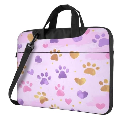 Housse PC portable 15.6 violette à motifs pour les déplacements et le bureau