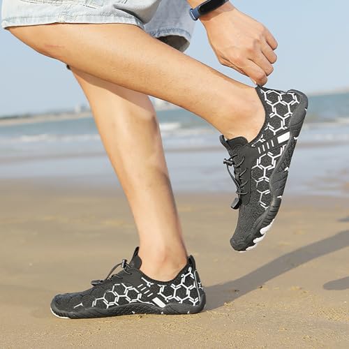 Image of Hike Barefoot Shoes for Women Men, Pro Barefoot Shoe with Wide Toe Box for Hiking, Walking, Swimming, Non-Slip Breathable Lightweight Water Shoes Unisex