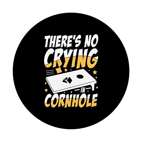 Cornhole Game Outdoor Bean Bag for a Cornhole Player PopSockets Swappable PopGrip, Black - Image 3