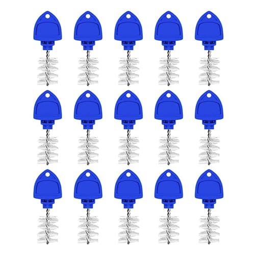 15 Beer Faucet Tap Plug Brush for Beer Faucet Plug Draft Beer Tap Cover Tap Plugs Beer Brush Plugs Beer Faucet Brush Caps Cover Beer Faucet Kegging Tap Cleaning Brush- 15 Pack keg Beer Tap Brush Plug