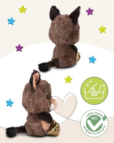 NICI GLUBSCHIS Wildschwein Kuscheltier Truffle Fluffle 15cm braun - Stofftier aus weichem Plüsch, niedliches Plüschtier zum Kuscheln und Spielen, für Kinder & Erwachsene, tolle Geschenkidee - 61773