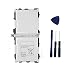 YNYNEW replacement Tablet battery for Samsung Galaxy TAB S 10.5 LTE SM-T800 SM-T801 SM-T805 SM-T807 SM-T807A SM-T807P EB-BT800FBC EB-BT800FBE 3.8V With Free Tools