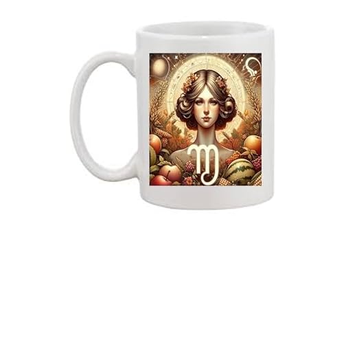 Mug avec signe astrologique Vierge aux caractéristiques fortes