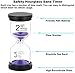 SuLiao 2 Minute Sand Timer Hourglass: Colorful Sand Clock, Purple Small Reloj De Arena Two Minutos, Plastic Hour Glass Sandglass for Kids, Game, Decorative, Kitchen, Toothbrush Timer