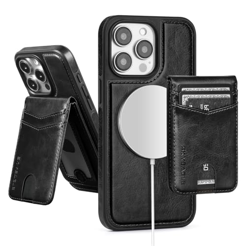Étui portefeuille MagSafe en cuir chic SkyEagle pour Apple 12 Pro Max