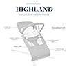 Baby Delight Highland Baby Bouncer | Infant | 0 – 6 Months | 3-Position Recline | Pebble Grey #2