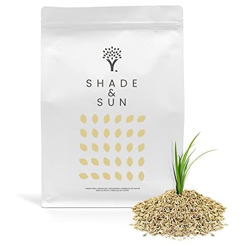 MOOWY Shade & Sun | Premium Grass Seeds for Shady Areas for 50m² | Ideal as Grass Seed Patch Repair, Lawn Thickener, Winter Seeds, Lawn Seed & Lawn Treatment Spring for use with Lawn Mower Cover