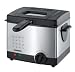 Produktbild Severin FR 2419 Fritteuse, Edelstahl-gebürstet-schwarz / 1,5 Liter Inhalt/Frittiermenge 350 g / 1300 W