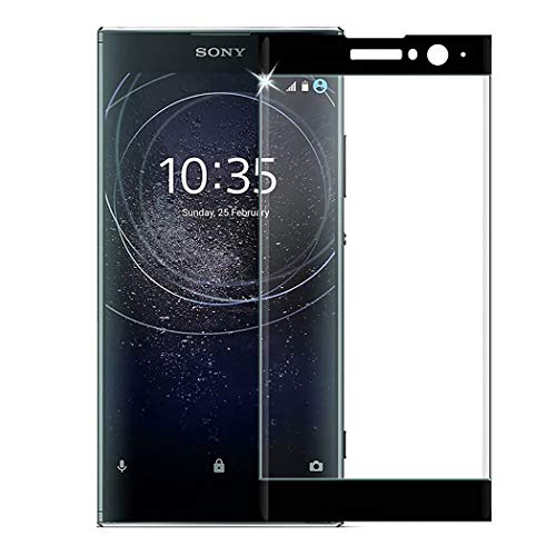 X-Dision Sony Xperia XA2 (Negro) Película Protectora 3D Protector de Pantalla Completa Cubierta HD Protección de Cristal de Endurecimiento Premium 9H Anti-Huella Dactilar y Anti-Cero