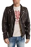 Jacke Biker Perfecto Lamm Schott NYC Herren LC1140 Lederjacke, braun, XXL