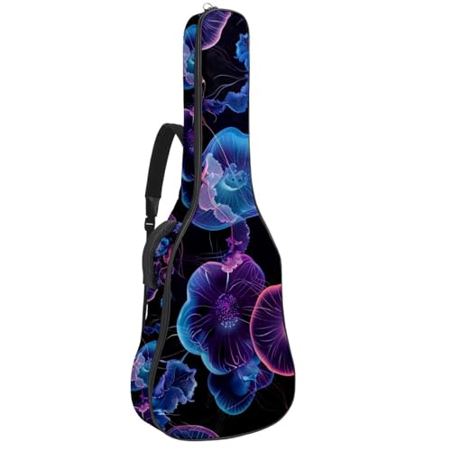 Housse guitare acoustique 109 cm étanche tissu Oxford méduse