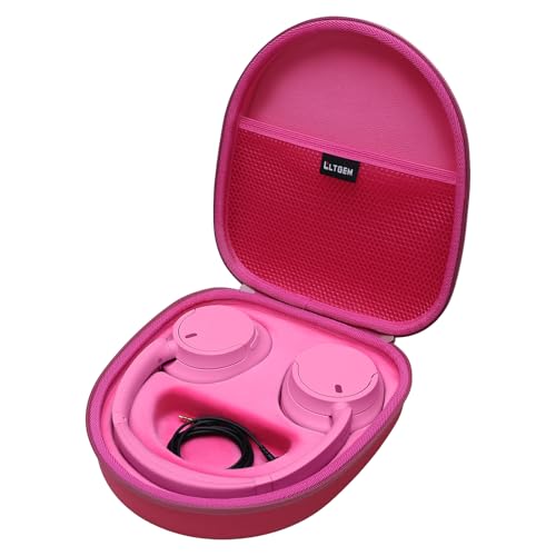 Image of LTGEM Case Compatible with Sony WH-CH720N / WH-CH520 / WHCH710N / WH-CH510 Headphones, Hard Travel Carrying Case for Sony WH-CH720N / WH-CH52 Headphones(Rose Red