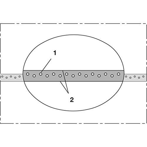 Gewebeverstärkter Druckschlauch aus PVC, Durchmesser 5 mm, 50 m, 44090500000-0000005000