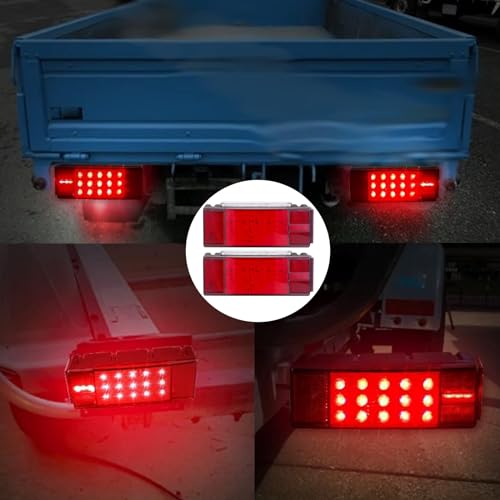 Image of LIMICAR LED Trailer Light Kit with 11-LED Light Bar and 6 Marker Lights