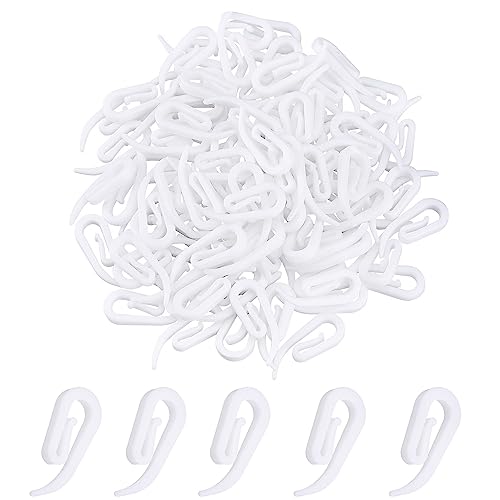 YOFASEN Gordijnhaken Kunststof Wit - Draperiehaken Perfect voor Ramen, Deuren en Douchegordijnen Past op Alle Soorten Gordijnen, 50 stuks YOFASEN Gordijnhaken Kunststof Wit - Draperiehaken Perfect voor Ramen, Deuren en Douchegordijnen Past op Alle Soorten Gordijnen, 50 stuks