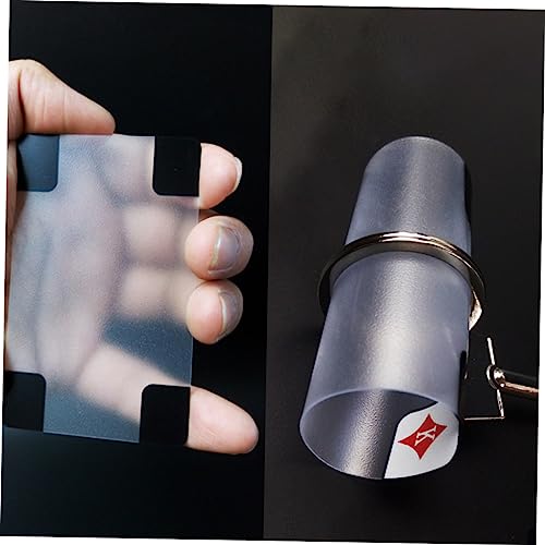 Alasum 2stücke PVC Kunststoff wasserdichte Transparente Pokerkarten Für Spiele Kreative Flexibles Design Für Familien Scratch-Resistant Und Langlebig Karten – Bild 3